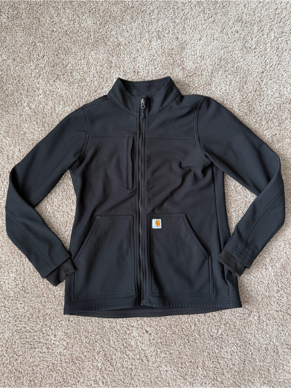 Carhartt Women's Black Full-Zip Utility Jacket